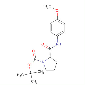 52815-76-6  1-Pyrrolidinecarboxylic acid, 2-[[(4-methoxyphenyl)amino]carbonyl]-,1,1-dimethylethyl ester, (S)-