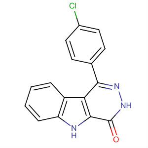 52817-93-3  4H-Pyridazino[4,5-b]indol-4-one, 1-(4-chlorophenyl)-3,5-dihydro-