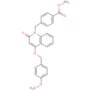 528821-11-6  Benzoic acid,4-[[4-[(4-methoxyphenyl)methoxy]-2-oxo-1(2H)-quinolinyl]methyl]-,methyl ester