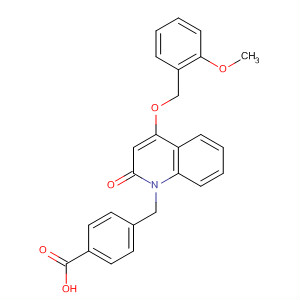 528822-73-3  Benzoic acid,4-[[4-[(2-methoxyphenyl)methoxy]-2-oxo-1(2H)-quinolinyl]methyl]-