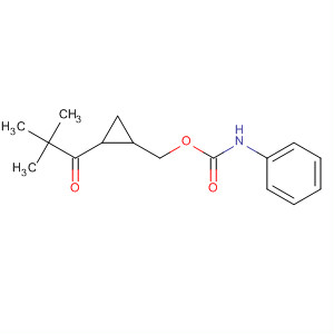 52903-60-3  1-Propanone,2,2-dimethyl-1-[2-[[[(phenylamino)carbonyl]oxy]methyl]cyclopropyl]-