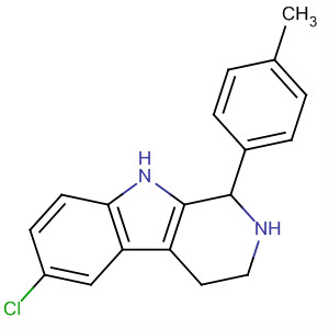 529476-80-0  1H-Pyrido[3,4-b]indole, 6-chloro-2,3,4,9-tetrahydro-1-(4-methylphenyl)-
