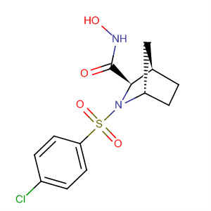 529478-12-4  2-Azabicyclo[2.2.1]heptane-3-carboxamide,2-[(4-chlorophenyl)sulfonyl]-N-hydroxy-, (1S,3R,4R)-