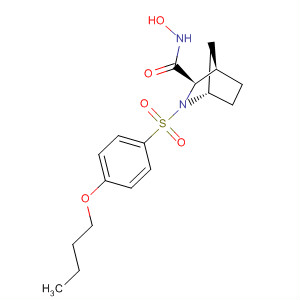 529478-15-7  2-Azabicyclo[2.2.1]heptane-3-carboxamide,2-[(4-butoxyphenyl)sulfonyl]-N-hydroxy-, (1S,3R,4R)-
