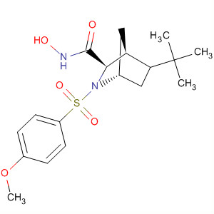 529478-17-9  2-Azabicyclo[2.2.1]heptane-3-carboxamide,5-(1,1-dimethylethyl)-N-hydroxy-2-[(4-methoxyphenyl)sulfonyl]-,(1S,3R,4S)-