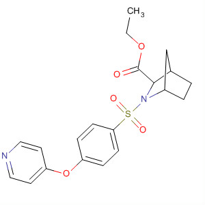 529478-41-9  2-Azabicyclo[2.2.1]heptane-3-carboxylic acid,2-[[4-(4-pyridinyloxy)phenyl]sulfonyl]-, ethyl ester