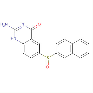 52979-10-9  4(1H)-Quinazolinone, 2-amino-6-(2-naphthalenylsulfinyl)-