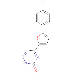 53105-78-5  1,2,4-Triazin-3(2H)-one, 5-[5-(4-chlorophenyl)-2-furanyl]-