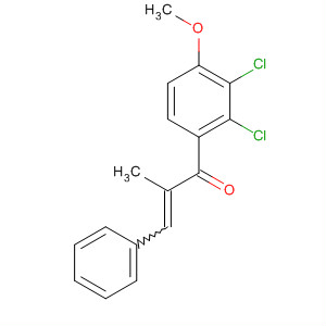 53108-09-1  2-Propen-1-one, 1-(2,3-dichloro-4-methoxyphenyl)-2-methyl-3-phenyl-