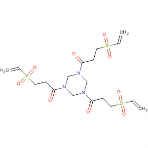 53132-15-3  1,3,5-Triazine, 1,3,5-tris[3-(ethenylsulfonyl)-1-oxopropyl]hexahydro-