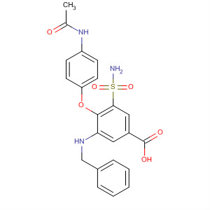 53136-55-3  Benzoic acid,4-[4-(acetylamino)phenoxy]-3-(aminosulfonyl)-5-[(phenylmethyl)amino]-