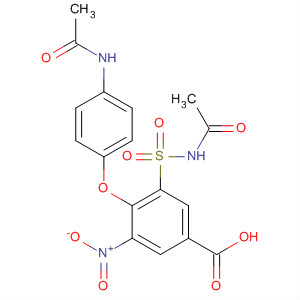 53136-78-0  Benzoic acid,4-[4-(acetylamino)phenoxy]-3-[(acetylamino)sulfonyl]-5-nitro-