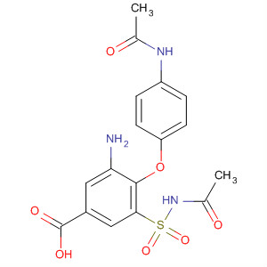 53136-79-1  Benzoic acid,4-[4-(acetylamino)phenoxy]-3-[(acetylamino)sulfonyl]-5-amino-