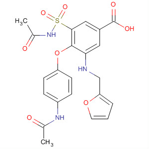 53136-80-4  Benzoic acid,4-[4-(acetylamino)phenoxy]-3-[(acetylamino)sulfonyl]-5-[(2-furanylmethyl)amino]-