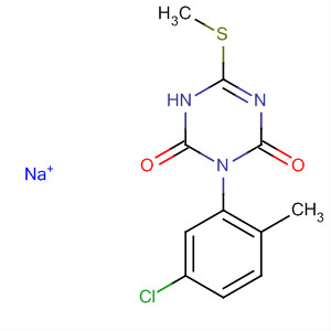53137-10-3  1,3,5-Triazine-2,4(1H,3H)-dione,3-(5-chloro-2-methylphenyl)-6-(methylthio)-, sodium salt