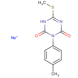 53137-29-4  1,3,5-Triazine-2,4(1H,3H)-dione, 3-(4-methylphenyl)-6-(methylthio)-,sodium salt