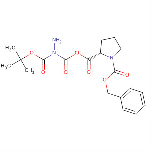 53157-64-5  1,2-Pyrrolidinedicarboxylic acid, 1-(phenylmethyl) ester,2-[2-[(1,1-dimethylethoxy)carbonyl]hydrazide], (S)-