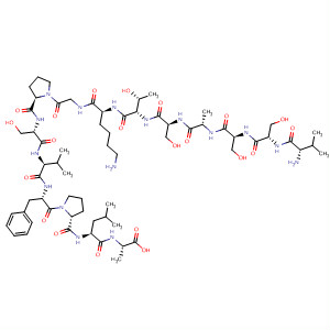 532379-81-0  L-Alanine,L-valyl-L-seryl-L-seryl-L-alanyl-L-seryl-L-threonyl-L-lysylglycyl-L-prolyl-L-seryl-L-valyl-L-phenylalanyl-L-prolyl-L-leucyl-