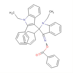 53270-83-0  3H-Indol-3-one,1-ethyl-2-(1-ethyl-2-phenyl-1H-indol-3-yl)-1,2-dihydro-2-phenyl-,O-benzoyloxime