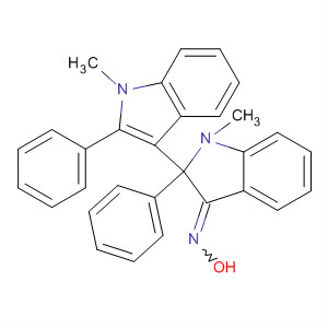 53270-86-3  3H-Indol-3-one,1,2-dihydro-1-methyl-2-(1-methyl-2-phenyl-1H-indol-3-yl)-2-phenyl-,oxime