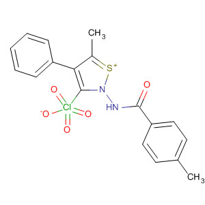 533937-16-5  Isothiazolium, 5-methyl-2-[(4-methylbenzoyl)amino]-4-phenyl-,perchlorate
