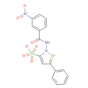 533937-18-7  Isothiazolium, 2-[(3-nitrobenzoyl)amino]-5-phenyl-, perchlorate