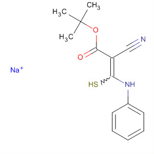 533937-47-2  2-Propenoic acid, 2-cyano-3-mercapto-3-(phenylamino)-,1,1-dimethylethyl ester, monosodium salt