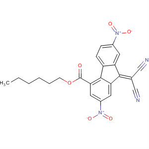 53410-51-8  9H-Fluorene-4-carboxylic acid, 9-(dicyanomethylene)-2,7-dinitro-, hexylester