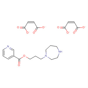 53427-48-8  3-Pyridinecarboxylic acid, 3-(hexahydro-1H-1,4-diazepin-1-yl)propylester, (2Z)-2-butenedioate (1:2)