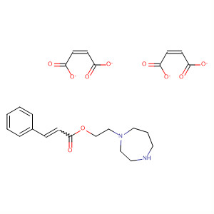 53427-62-6  2-Propenoic acid, 3-phenyl-, 2-(hexahydro-1H-1,4-diazepin-1-yl)ethylester, (2Z)-2-butenedioate (1:2)