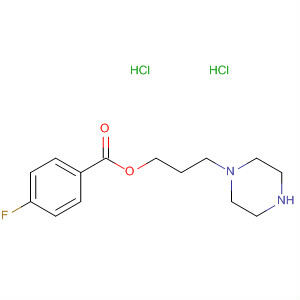 53427-70-6  Benzoic acid, 4-fluoro-, 3-(1-piperazinyl)propyl ester, dihydrochloride