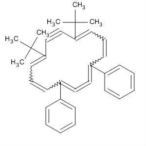 53492-17-4  1,2,3,5,7,11,13-Cyclotetradecaheptaen-9-yne,8,11-bis(1,1-dimethylethyl)-1,4-diphenyl-