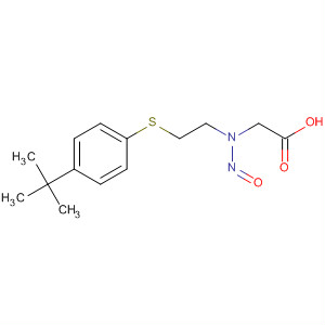 53493-05-3  Glycine, N-[2-[[4-(1,1-dimethylethyl)phenyl]thio]ethyl]-N-nitroso-