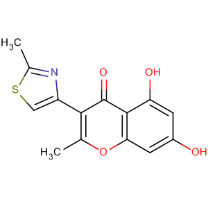 53503-68-7  4H-1-Benzopyran-4-one,5,7-dihydroxy-2-methyl-3-(2-methyl-4-thiazolyl)-
