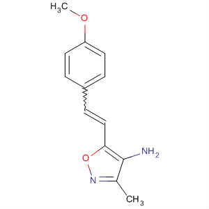 53558-02-4  4-Isoxazolamine, 5-[2-(4-methoxyphenyl)ethenyl]-3-methyl-