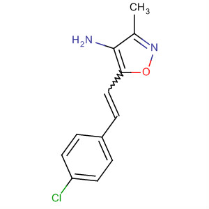 53558-04-6  4-Isoxazolamine, 5-[2-(4-chlorophenyl)ethenyl]-3-methyl-