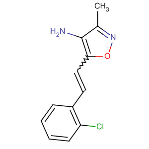 53558-05-7  4-Isoxazolamine, 5-[2-(2-chlorophenyl)ethenyl]-3-methyl-