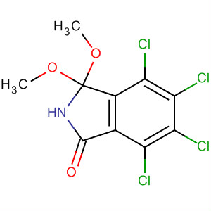 5358-07-6  1H-Isoindol-1-one, 4,5,6,7-tetrachloro-2,3-dihydro-3,3-dimethoxy-