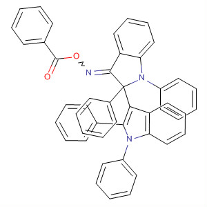 53603-57-9  3H-Indol-3-one,2-(1,2-diphenyl-1H-indol-3-yl)-1,2-dihydro-1,2-diphenyl-,O-benzoyloxime