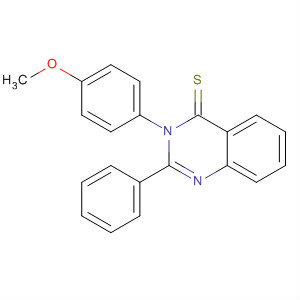 53628-23-2  4(3H)-Quinazolinethione, 3-(4-methoxyphenyl)-2-phenyl- 53628-23-2  4(3H)-Quinazolinethione, 3-(4-methoxyphenyl)-2-phenyl-