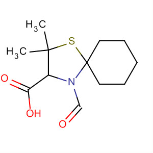 53649-46-0  1-Thia-4-azaspiro[4.5]decane-3-carboxylic acid, 4-formyl-2,2-dimethyl-,(S)-