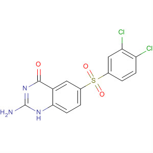 53667-27-9  4(1H)-Quinazolinone, 2-amino-6-[(3,4-dichlorophenyl)sulfonyl]-