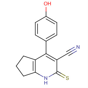 536719-82-1  1H-Cyclopenta[b]pyridine-3-carbonitrile,2,5,6,7-tetrahydro-4-(4-hydroxyphenyl)-2-thioxo-