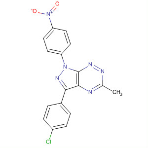 536740-96-2  1H-Pyrazolo[4,3-e][1,2,4]triazine,3-(4-chlorophenyl)-5-methyl-1-(4-nitrophenyl)-