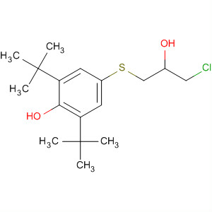 53690-11-2  Phenol, 4-[(3-chloro-2-hydroxypropyl)thio]-2,6-bis(1,1-dimethylethyl)-