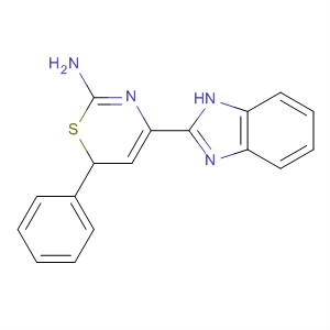 537035-86-2  6H-1,3-Thiazin-2-amine, 4-(1H-benzimidazol-2-yl)-6-phenyl-