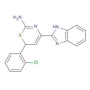 537035-87-3  6H-1,3-Thiazin-2-amine, 4-(1H-benzimidazol-2-yl)-6-(2-chlorophenyl)-