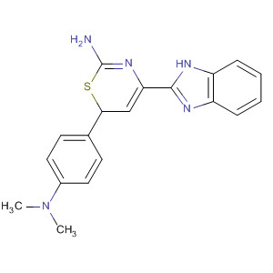 537035-90-8  6H-1,3-Thiazin-2-amine,4-(1H-benzimidazol-2-yl)-6-[4-(dimethylamino)phenyl]-