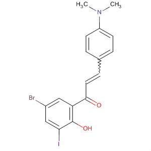 537040-44-1  2-Propen-1-one,1-(5-bromo-2-hydroxy-3-iodophenyl)-3-[4-(dimethylamino)phenyl]-