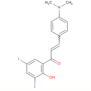 537040-48-5  2-Propen-1-one,3-[4-(dimethylamino)phenyl]-1-(2-hydroxy-3,5-diiodophenyl)-